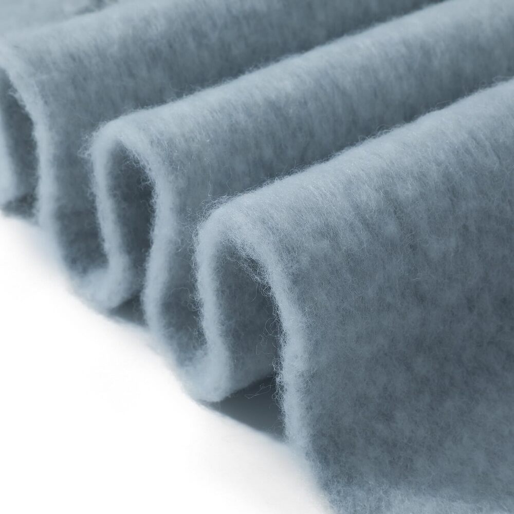 Womens Scarf Winter Solid Wool Blend Blanket Long… - image 7